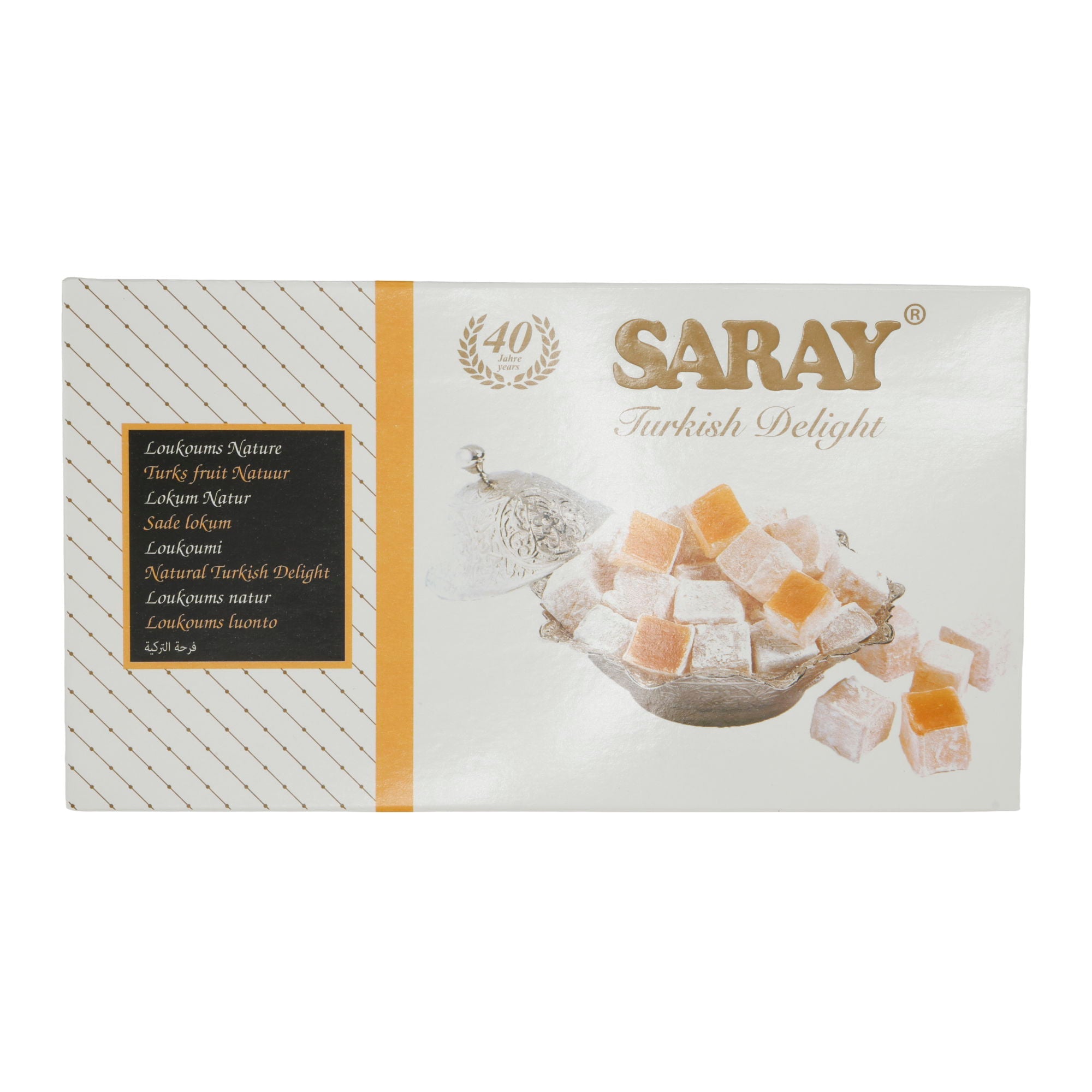 Lokum Saray | Turkish Delight | Mit natürlichem Geschmack | 400g SARAY